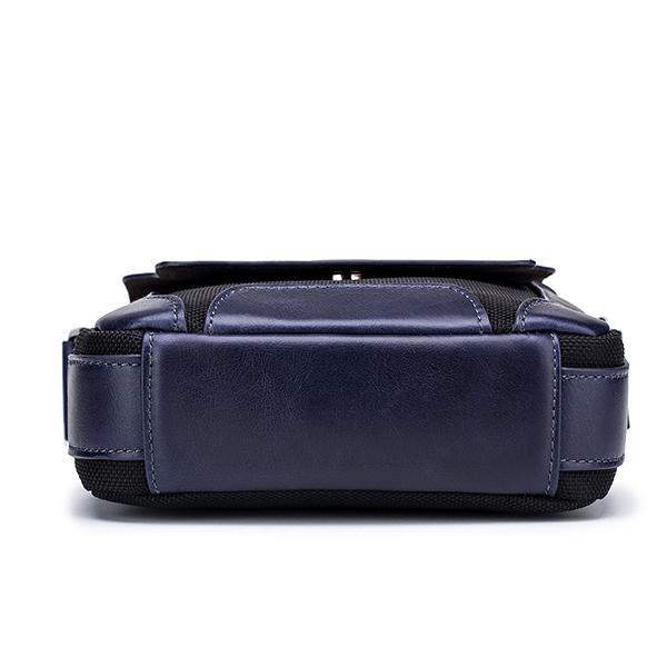 Genuine Leather Business Crossbody Bag for Work, Travel & Daily Use