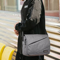 Waterproof Men’s Canvas Messenger Bag - Small Laptop Crossbody Bag
