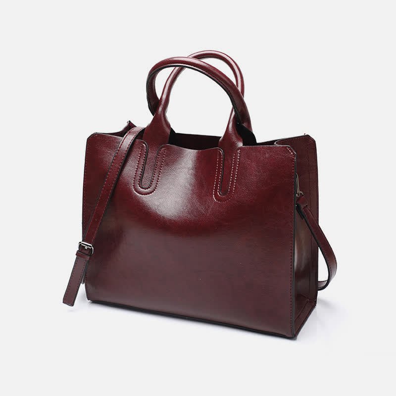 Laptop Tote Bag for Women – Business Work Bag & Casual Leather Handbag