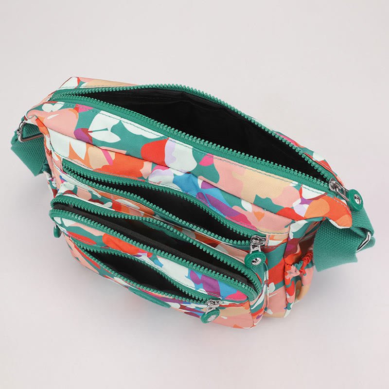 Women's multifunctional nylon crossbody bag