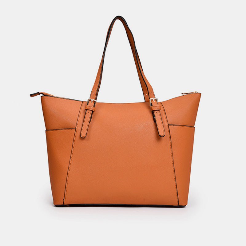 Women’s Large Capacity Tote Handbag – Stylish PU Leather Shoulder Bag