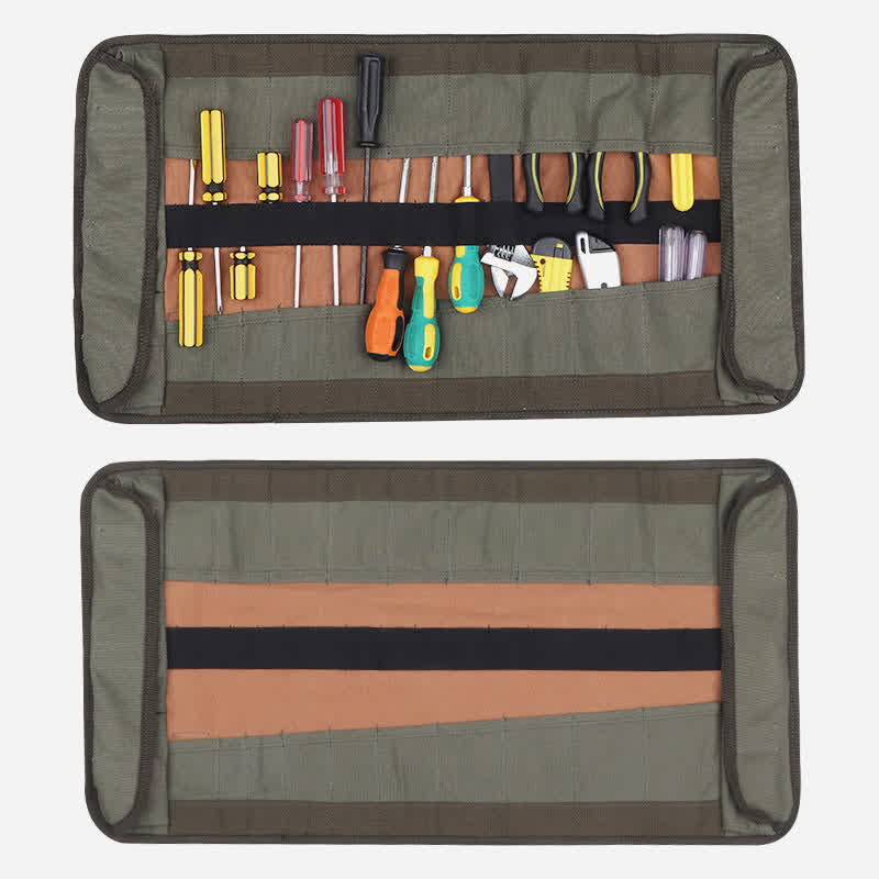 Men's rolling tool pouch shoulder organizer
