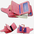 Small Wallet for Women – Multi - Slot Bifold Wallet with Zipper Pocket & ID Window