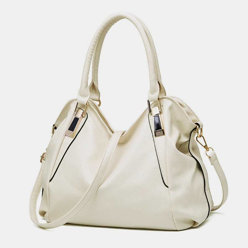Women's Leather Tote Shoulder Bag | Top - Handle Satchel Hobo Purse