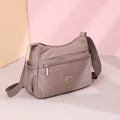 Women's large nylon commuter crossbody purse