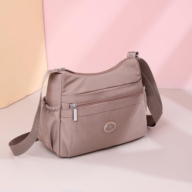 Women's large nylon commuter crossbody purse