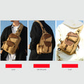 Sling Bag for Men – Retro Canvas Crossbody Chest Bag, Lightweight & Versatile for Daily Use and Travel