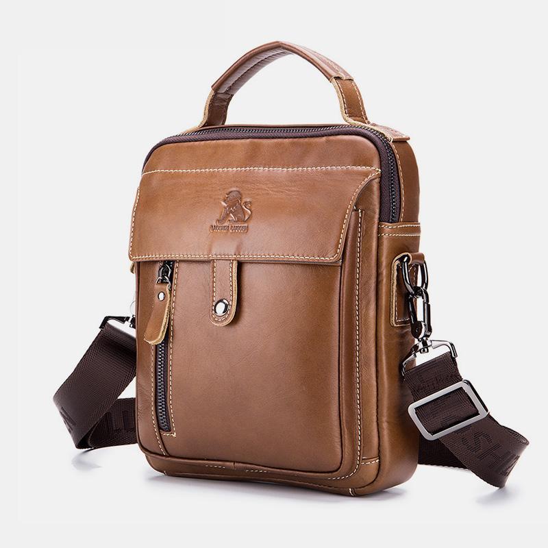 LargeCapacity RealLeather Multifunctional Crossbody Bag