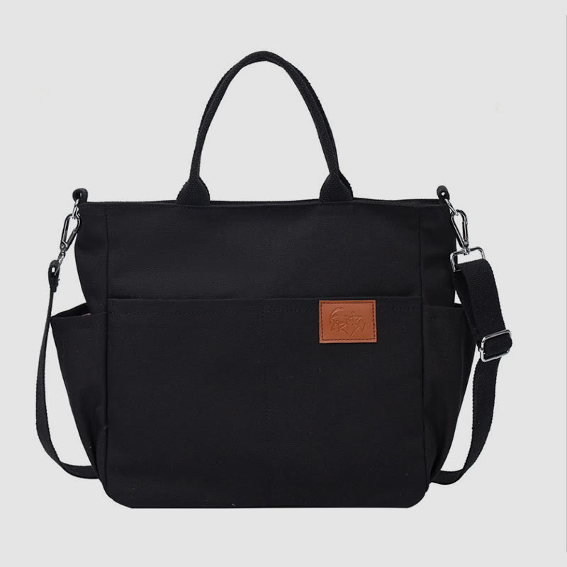 Simple Tote Bag for Women – Daily Portable Canvas Crossbody Bag