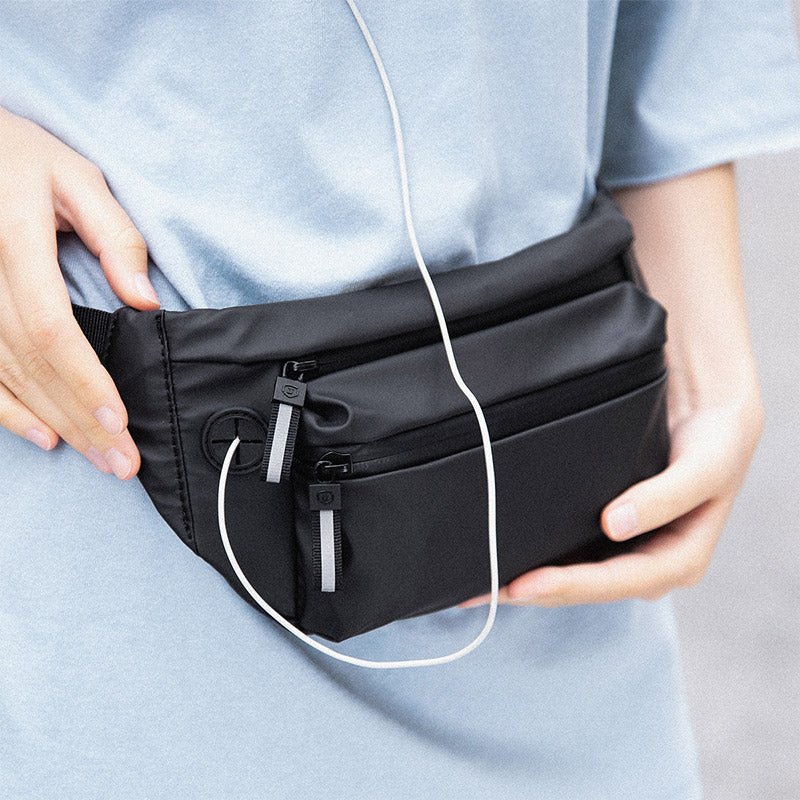 Waterproof Waist Bag for Men & Women – Large Chest Sling Bag with Adjustable Strap