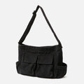 Multi - Pocket Canvas Crossbody Bag for Women | Retro Lightweight Shoulder Bag