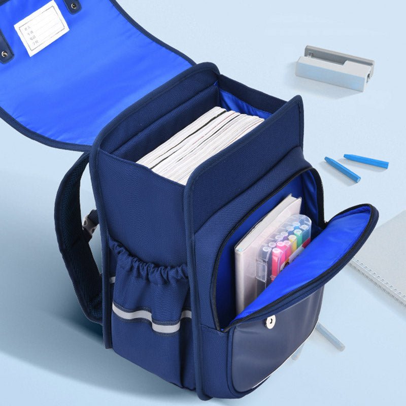 Reflective waterproof kids school backpack