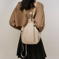 Women's multi-compartment travel backpack