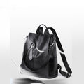 Women’s Leather Convertible Backpack Purse – Anti - Theft Travel Daypack & Shoulder Bag