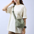 Women's simple canvas travel crossbody bag