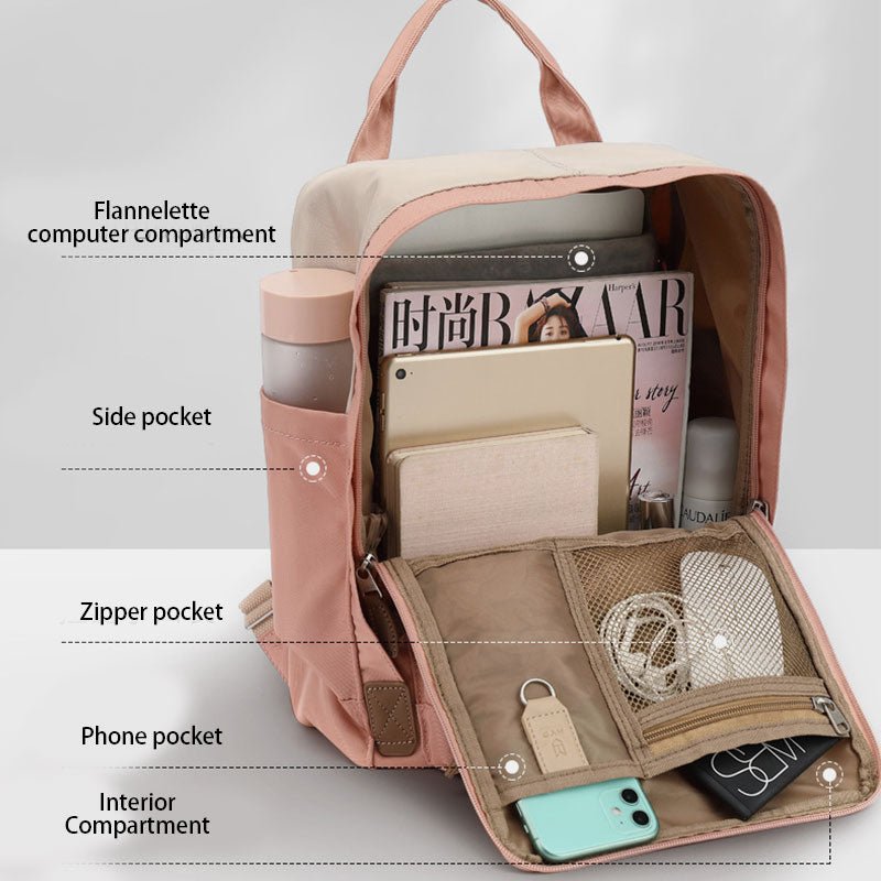 Waterproof large capacity school backpack