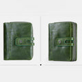 Genuine Leather Multifunctional Anti - theft Wallet for Women – RFID Protection, Card Slots & Zippered Coin Pocket