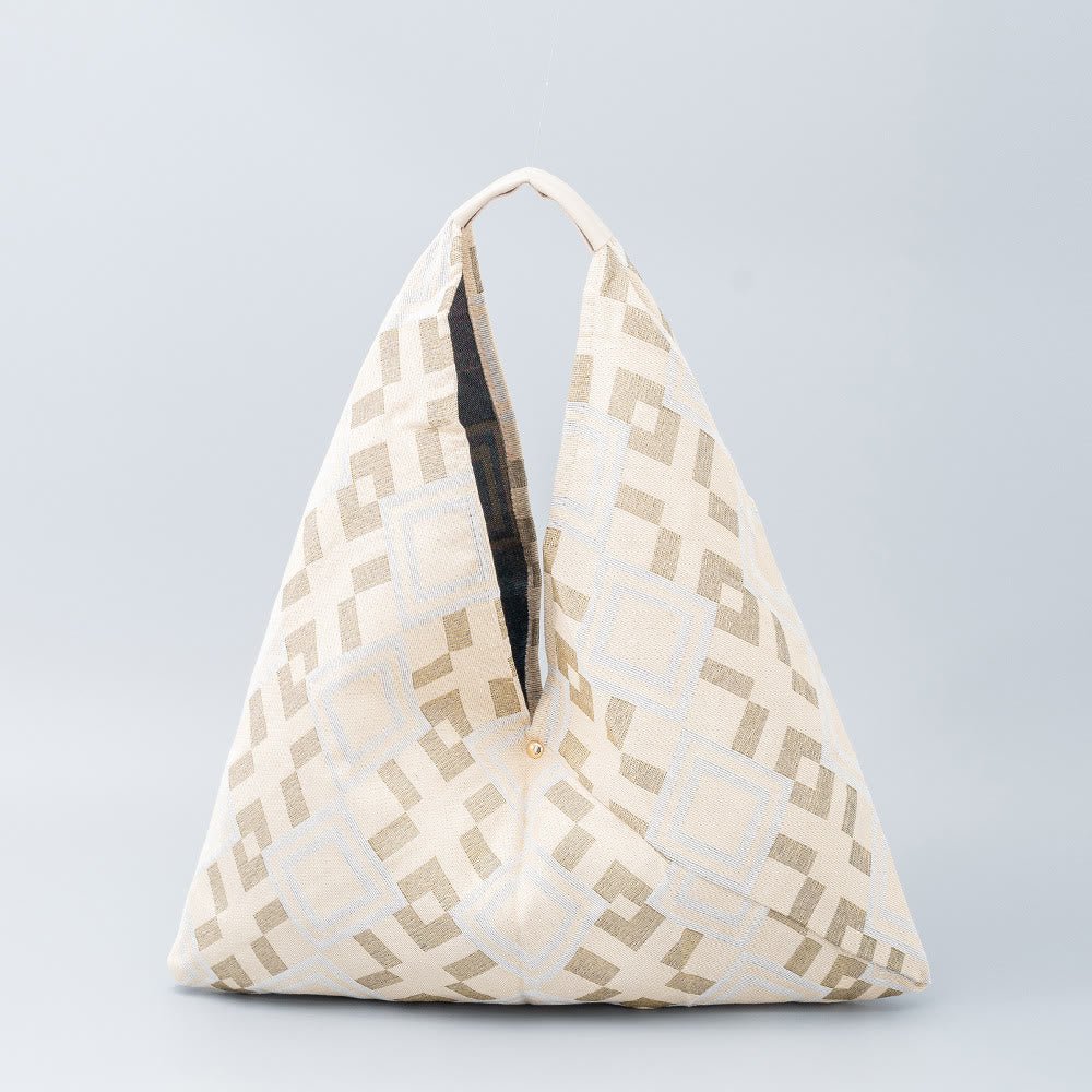 Triangle Underarm Bag for Women - Classic Canvas Shoulder Bag