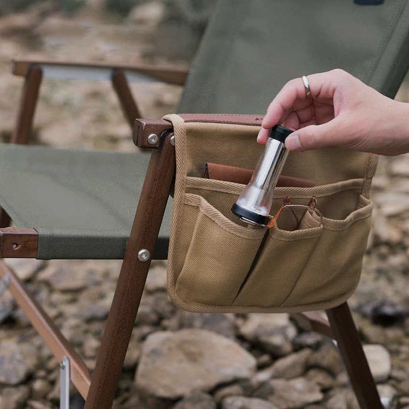 Outdoor Camping Chair Armrest Hanging Side Bag – Multifunctional Storage Bag for Travel, Sports & More