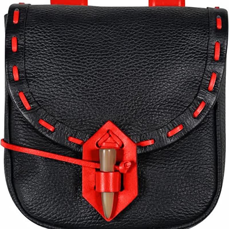 Renaissance Belt Pouch Holster - EDC Leather Waist Bag Cosplay Coin Purse