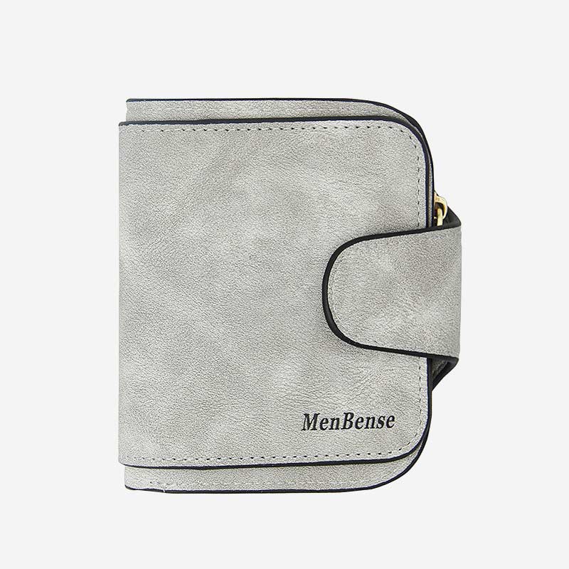 Small Wallet for Women – Multi - Slot Bifold Wallet with Zipper Pocket & ID Window
