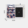 Large Capacity Waterproof Floral Crossbody Bag for Women – Stylish Shoulder Bag with Multiple Pockets
