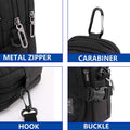 Waterproof Multifunction Solid Crossbody Bag – The Ultimate Daily Companion