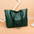 Solid color simple Large Capacity Tote Bag