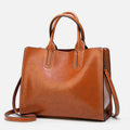 Laptop Tote Bag for Women – Business Work Bag & Casual Leather Handbag