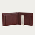 Minimalist Multi - Slot Bifold Card Holder RFID Blocking Wallet with Cash Clip