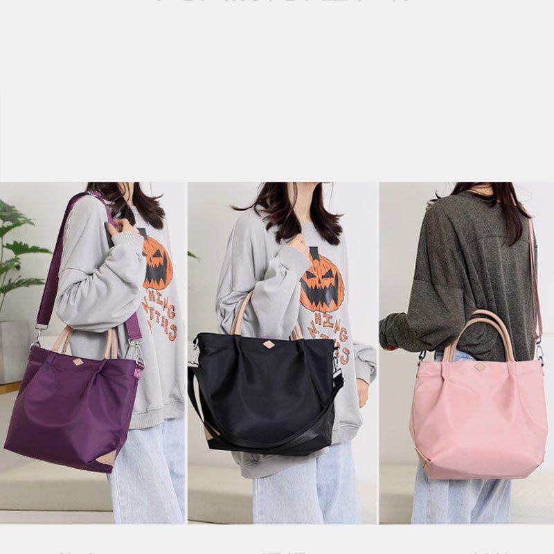Large Capacity Lightweight Waterproof Casual College Style Handbag Crossbody Bag for Women