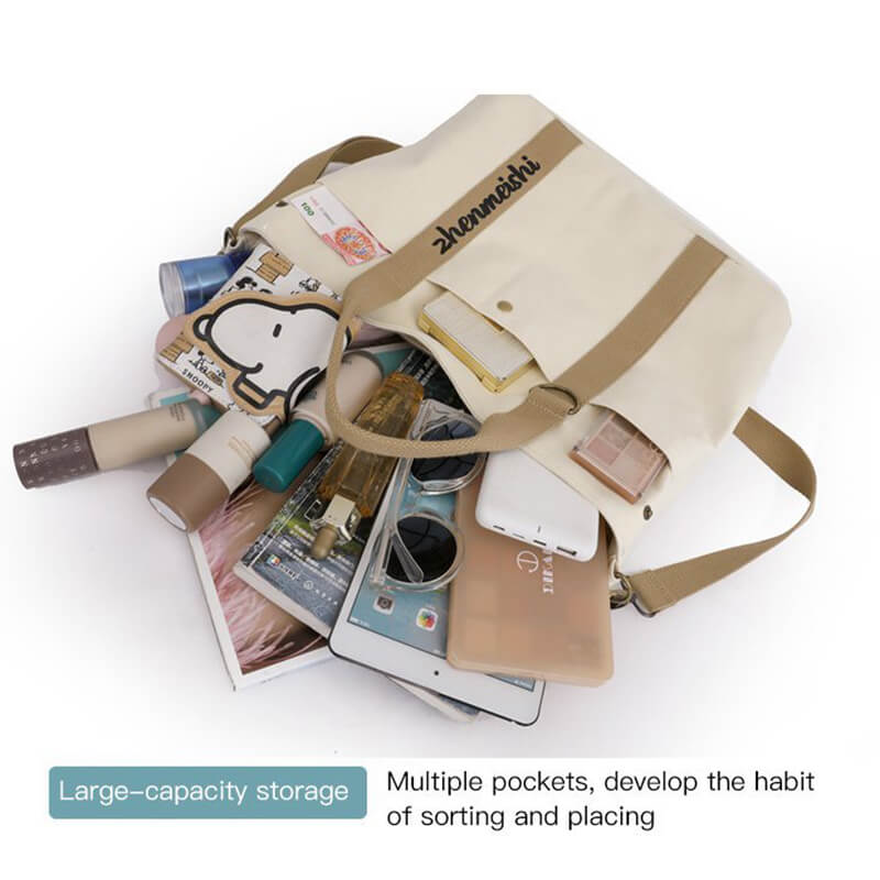 Large - capacity stylish canvas bag