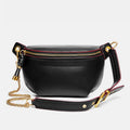 Genuine Leather Large Capacity Crossbody & Waist Bag for Women – Stylish & Versatile