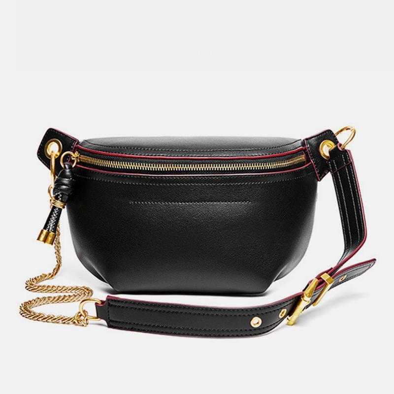 Genuine Leather Large Capacity Crossbody & Waist Bag for Women – Stylish & Versatile