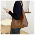 Simple leather tote bag👜