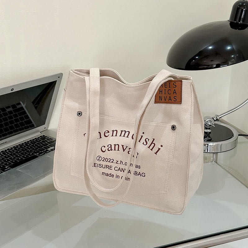 Tote Bag for Women - Minimalist Printing Daily Commuter Shoulder Bag