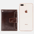 RFID Large Capacity Genuine Leather Multi - Card Wallet – Secure, Stylish, and Practical