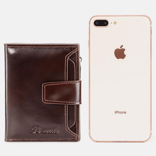 RFID Large Capacity Genuine Leather Multi - Card Wallet – Secure, Stylish, and Practical