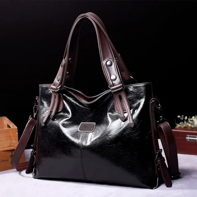 Women's Vintage Faux Leather Handbag – product view 8