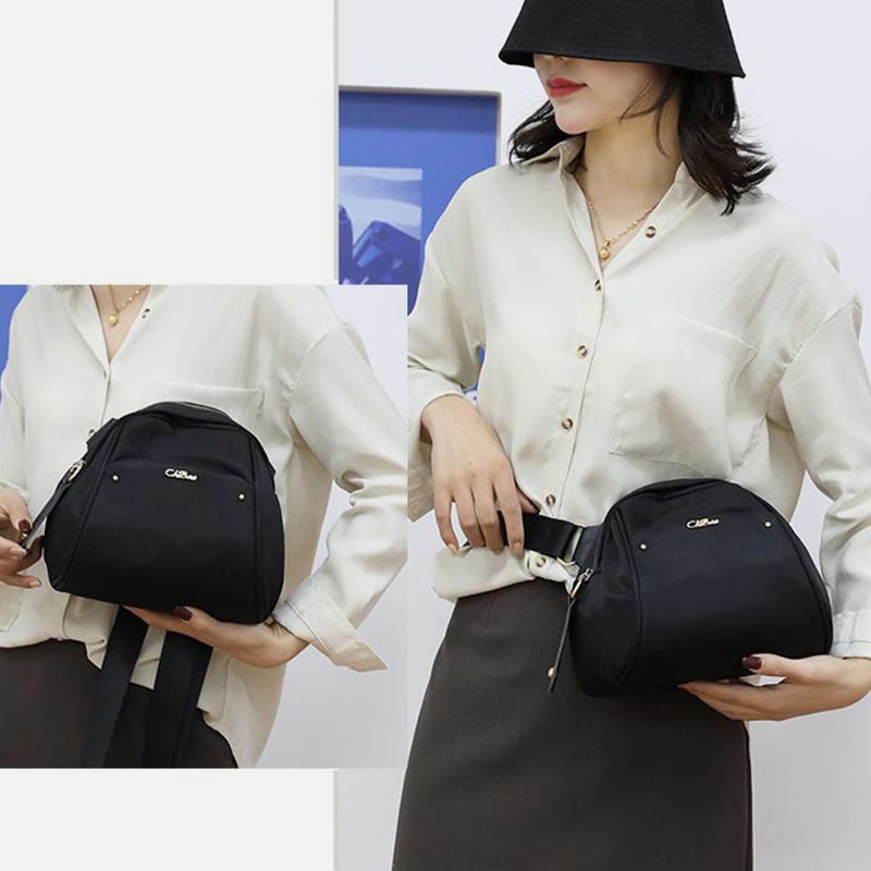 Simple Crossbody Bag for Women – Large Capacity Nylon Outing Bag for Daily Use & Shopping