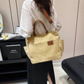 Simple Tote Bag for Women – Daily Portable Canvas Crossbody Bag
