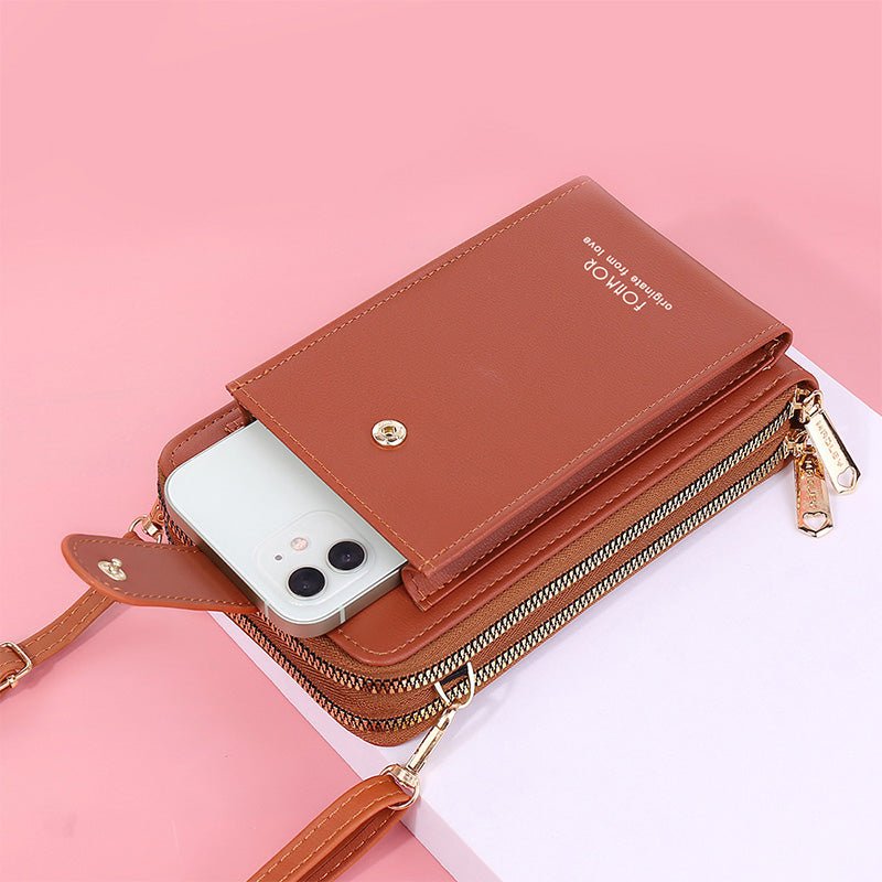 Crossbody Cell Phone Purse for Women Mini Messenger Shoulder Bag