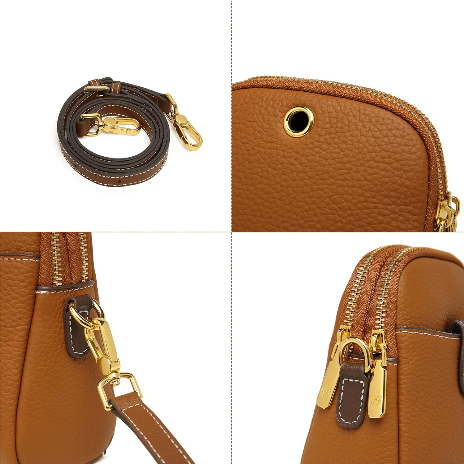 Charlotte Genuine Leather Crossbody Bag