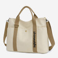 Reusable Water - Resistant Canvas Tote Bag – Versatile Crossbody Shoulder Bag