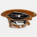 Genuine Leather Retro Sport Waist Bag – Classic Style Meets Practical Functionality