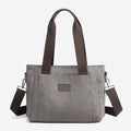 Women's Canvas Tote Shoulder Handbag – Casual Crossbody Purse Work Bag