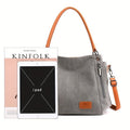 High - Quality Canvas Large Capacity Tote Bag – Perfect for Everyday and Travel