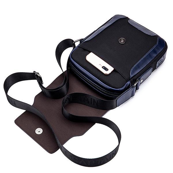Genuine Leather Business Crossbody Bag for Work, Travel & Daily Use