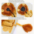 Pet Carrier for Small Animals - Travel Canvas Shoulder Bag with Cute Lion Design