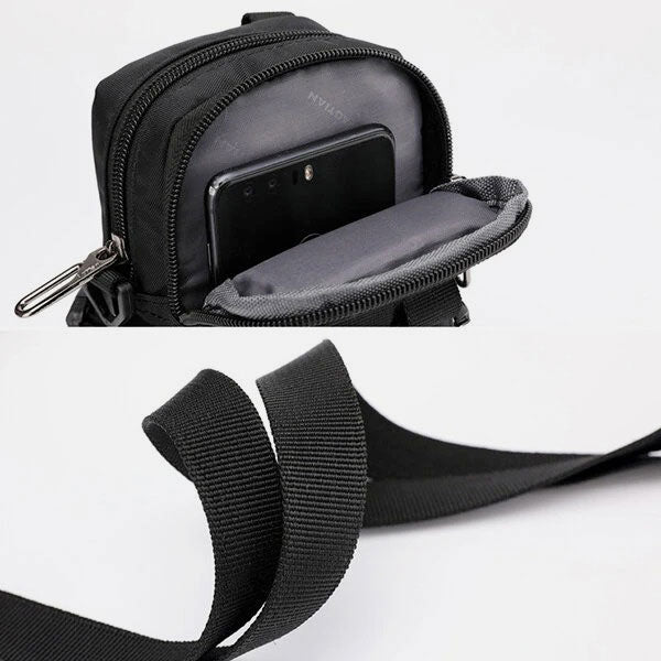 Waterproof Multifunction Solid Crossbody Bag – The Ultimate Daily Companion